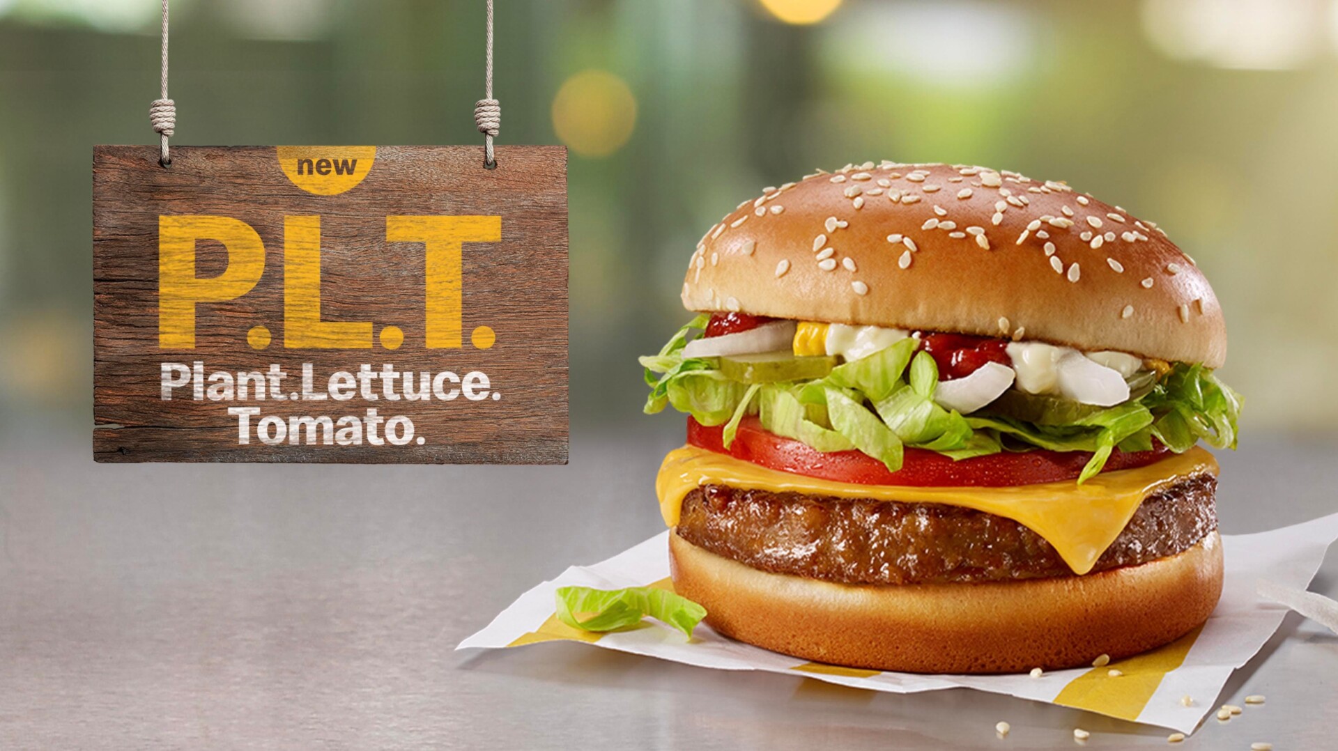 Burger from McDonald's in product solutions